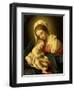 The Madonna and Child-Giovanni Battista Salvi da Sassoferrato-Framed Giclee Print