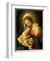 The Madonna and Child-Giovanni Battista Salvi da Sassoferrato-Framed Premium Giclee Print