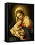 The Madonna and Child-Giovanni Battista Salvi da Sassoferrato-Framed Stretched Canvas