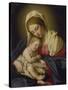 The Madonna and Child-Giovanni Battista Salvi da Sassoferrato-Stretched Canvas