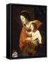 The Madonna and Child-Simon Vouet-Framed Stretched Canvas