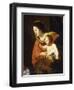 The Madonna and Child-Simon Vouet-Framed Giclee Print