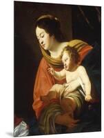 The Madonna and Child-Simon Vouet-Mounted Giclee Print