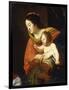 The Madonna and Child-Simon Vouet-Framed Giclee Print