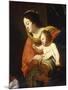 The Madonna and Child-Simon Vouet-Mounted Giclee Print
