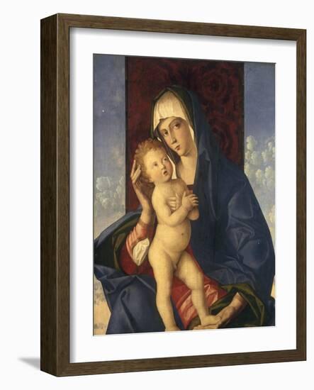 The Madonna and Child-Giovanni Bellini-Framed Giclee Print