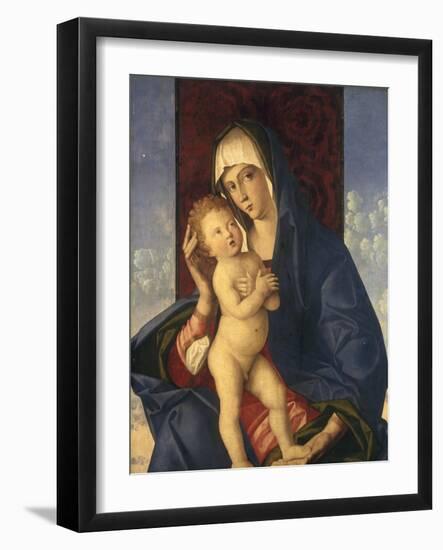 The Madonna and Child-Giovanni Bellini-Framed Giclee Print