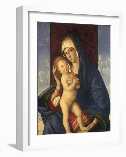 The Madonna and Child-Giovanni Bellini-Framed Giclee Print