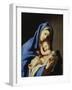 The Madonna and Child-Massimo Stanzione-Framed Giclee Print