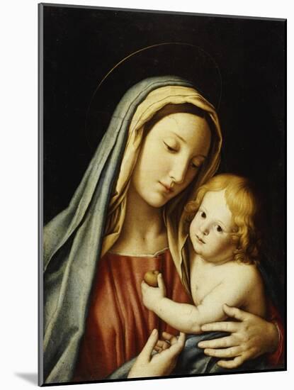 The Madonna and Child-Giovanni Battista Salvi da Sassoferrato-Mounted Giclee Print