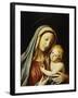 The Madonna and Child-Giovanni Battista Salvi da Sassoferrato-Framed Giclee Print