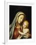 The Madonna and Child-Giovanni Battista Salvi da Sassoferrato-Framed Giclee Print