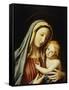 The Madonna and Child-Giovanni Battista Salvi da Sassoferrato-Framed Stretched Canvas