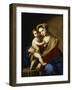 The Madonna and Child-Massimo Stanzione-Framed Giclee Print