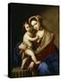 The Madonna and Child-Massimo Stanzione-Stretched Canvas