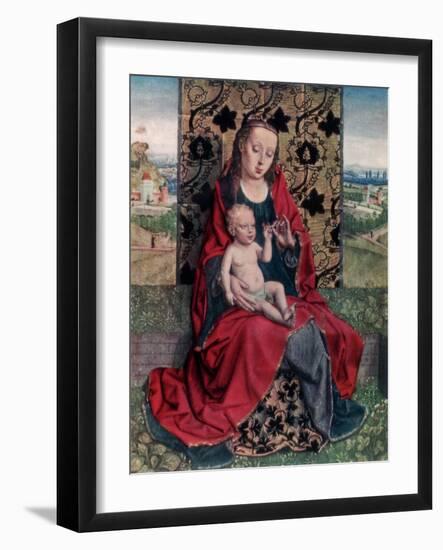 The Madonna and Child-Dirck Bouts-Framed Giclee Print