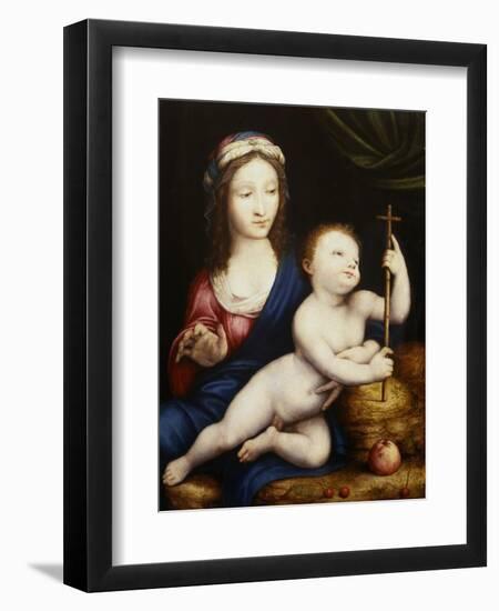 The Madonna and Child-Cornelis van Cleve-Framed Giclee Print