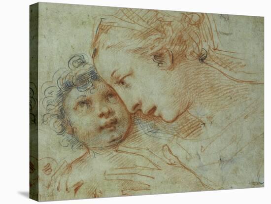 The Madonna and Child-Carlo Francesco Nuvolone-Stretched Canvas