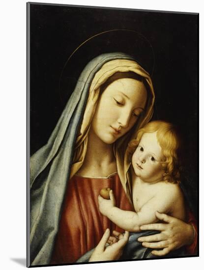 The Madonna and Child-Giovanni Battista Salvi da Sassoferrato-Mounted Giclee Print