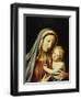 The Madonna and Child-Giovanni Battista Salvi da Sassoferrato-Framed Giclee Print