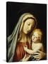 The Madonna and Child-Giovanni Battista Salvi da Sassoferrato-Stretched Canvas