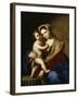 The Madonna and Child-Massimo Stanzione-Framed Giclee Print