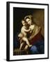 The Madonna and Child-Massimo Stanzione-Framed Giclee Print