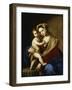 The Madonna and Child-Massimo Stanzione-Framed Giclee Print