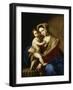 The Madonna and Child-Massimo Stanzione-Framed Giclee Print