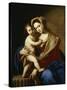 The Madonna and Child-Massimo Stanzione-Stretched Canvas