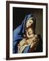 The Madonna and Child-Massimo Stanzione-Framed Giclee Print