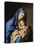 The Madonna and Child-Massimo Stanzione-Stretched Canvas