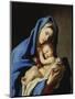 The Madonna and Child-Massimo Stanzione-Mounted Giclee Print
