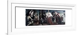 The Madonna and the Cuccina-Family, 1571-Paolo Veronese-Framed Premium Giclee Print