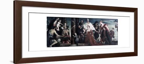 The Madonna and the Cuccina-Family, 1571-Paolo Veronese-Framed Giclee Print