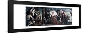 The Madonna and the Cuccina-Family, 1571-Paolo Veronese-Framed Giclee Print