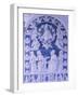 The Madonna Between Saints Francis, Dominic and Bernard-Giovanni Della Robbia-Framed Giclee Print