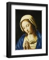 The Madonna, Bust Length, at Prayer-Giovanni Battista Salvi da Sassoferrato-Framed Giclee Print