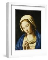 The Madonna, Bust Length, at Prayer-Giovanni Battista Salvi da Sassoferrato-Framed Giclee Print