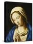 The Madonna, Bust Length, at Prayer-Giovanni Battista Salvi da Sassoferrato-Stretched Canvas