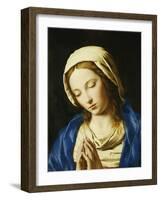 The Madonna, Bust Length, at Prayer-Giovanni Battista Salvi da Sassoferrato-Framed Giclee Print