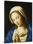 The Madonna, Bust Length, at Prayer-Giovanni Battista Salvi da Sassoferrato-Stretched Canvas