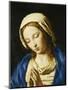 The Madonna, Bust Length, at Prayer-Giovanni Battista Salvi da Sassoferrato-Mounted Premium Giclee Print