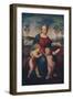 'The Madonna Del Cardellino', 1505-1506, (1911)-Raphael-Framed Giclee Print