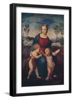 'The Madonna Del Cardellino', 1505-1506, (1911)-Raphael-Framed Giclee Print