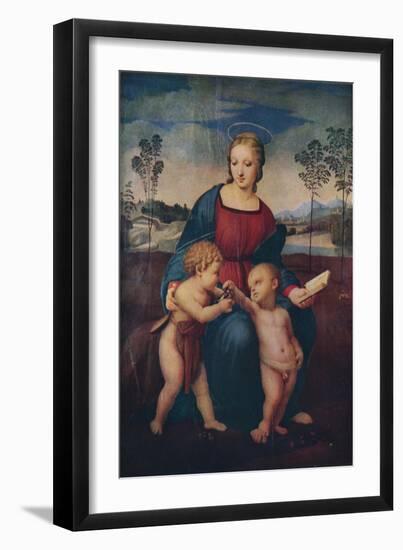 'The Madonna Del Cardellino', 1505-1506, (1911)-Raphael-Framed Giclee Print