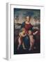 'The Madonna Del Cardellino', 1505-1506, (1911)-Raphael-Framed Giclee Print