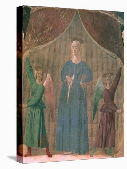 The Madonna Del Parto, circa 1460 (Pre-Restoration)-Piero della Francesca-Stretched Canvas