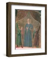 The Madonna Del Parto, circa 1460 (Pre-Restoration)-Piero della Francesca-Framed Giclee Print