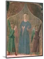 The Madonna Del Parto, circa 1460 (Pre-Restoration)-Piero della Francesca-Mounted Giclee Print